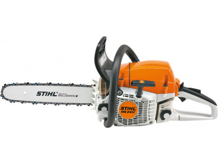 TRONÇONNEUSE STIHL MS 241 C-M AVEC 2 CHAINES D'ORIGINE